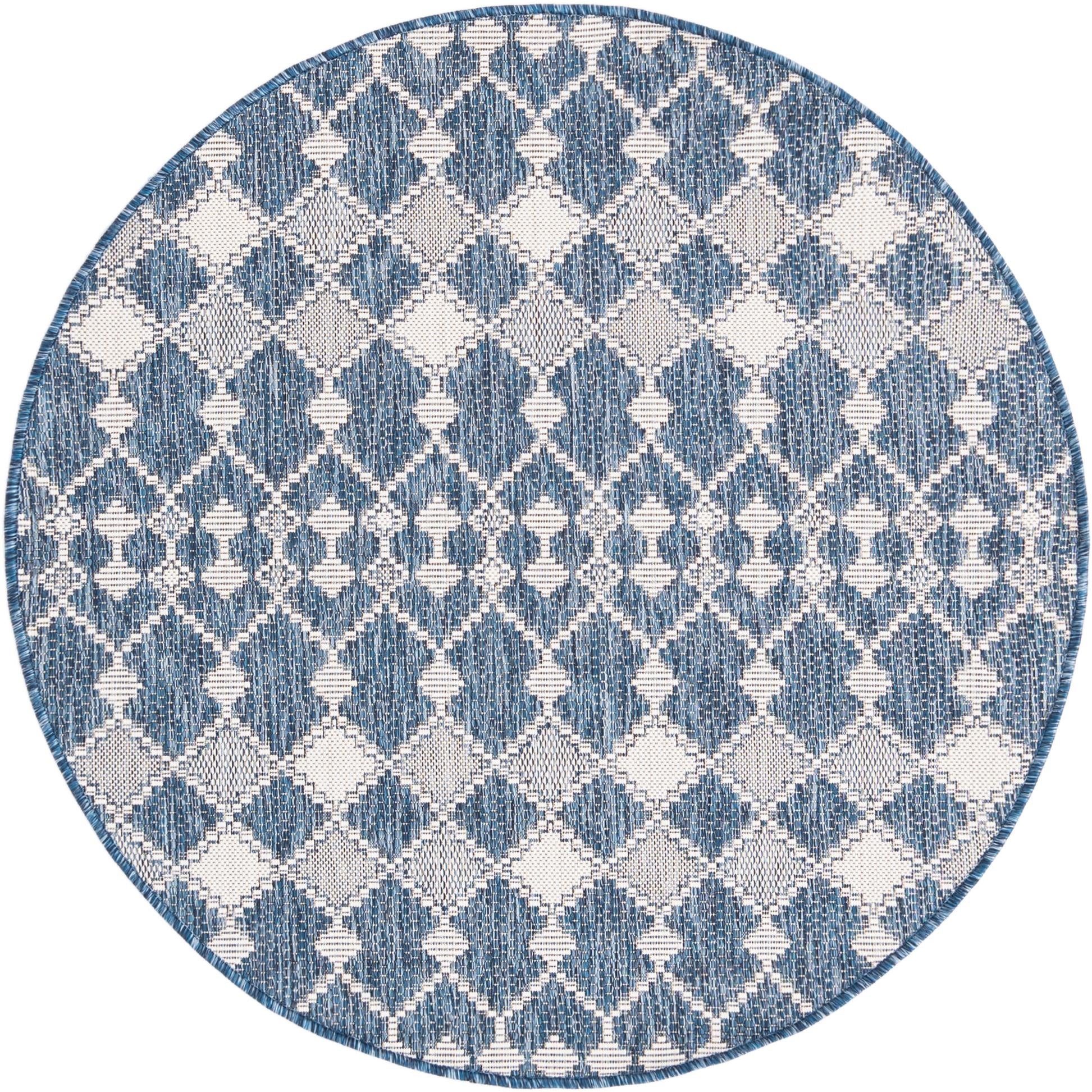 Seaside Lattice Collection Area Rug -  Veranda