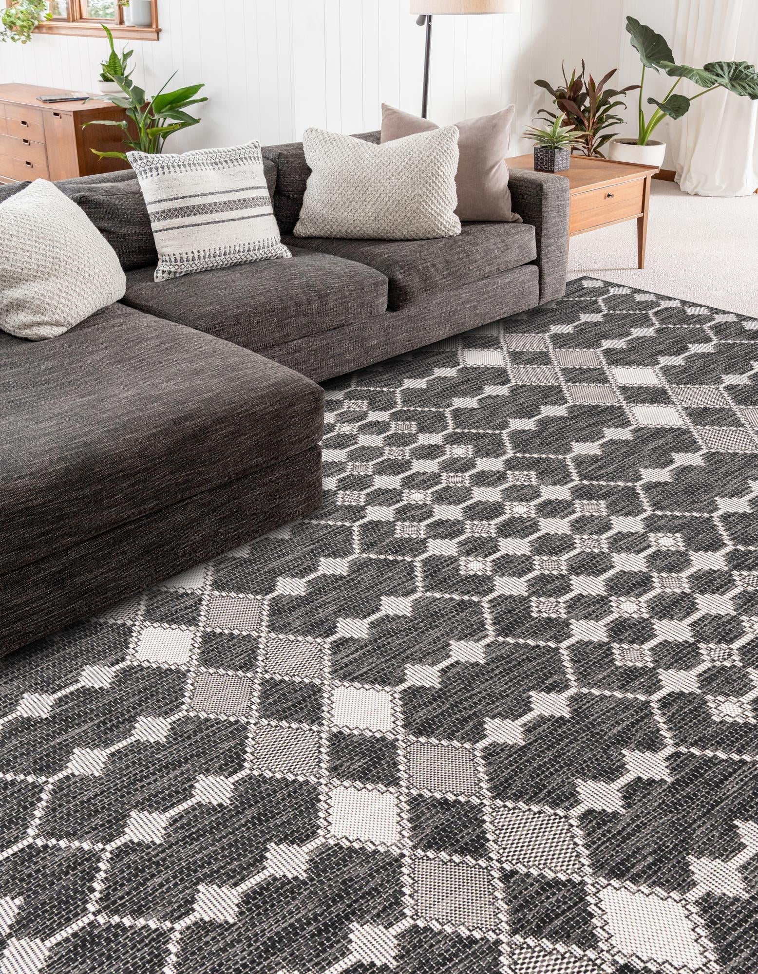 Seaside Lattice Collection Area Rug -  Veranda