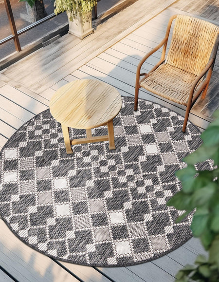 Seaside Lattice Collection Area Rug -  Veranda