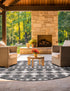 Seaside Lattice Collection Area Rug -  Veranda