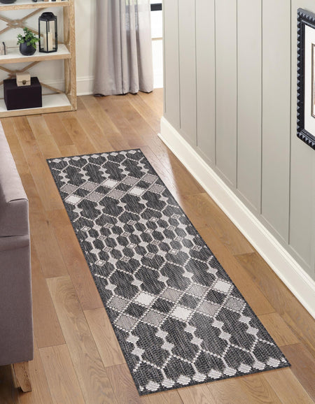 Seaside Lattice Collection Area Rug -  Veranda