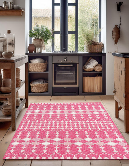 Seaside Lattice Collection Area Rug -  Veranda