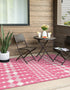 Seaside Lattice Collection Area Rug -  Veranda