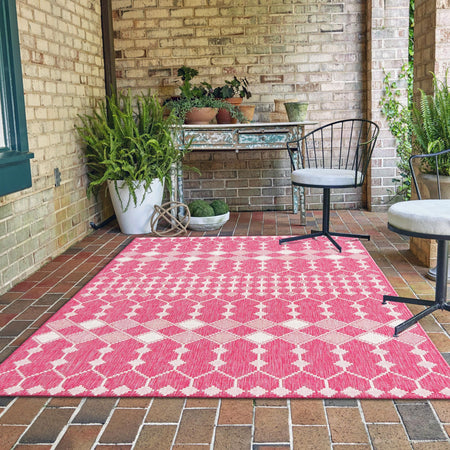 Seaside Lattice Collection Area Rug -  Veranda