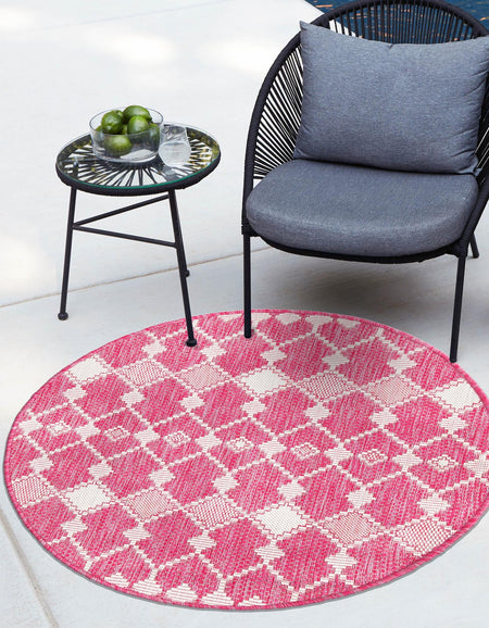 Seaside Lattice Collection Area Rug -  Veranda