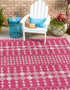 Seaside Lattice Collection Area Rug -  Veranda