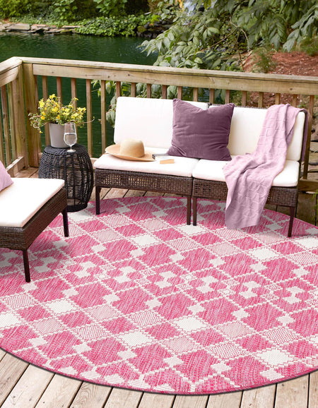 Seaside Lattice Collection Area Rug -  Veranda