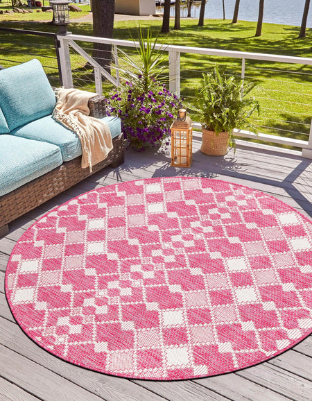 Seaside Lattice Collection Area Rug -  Veranda