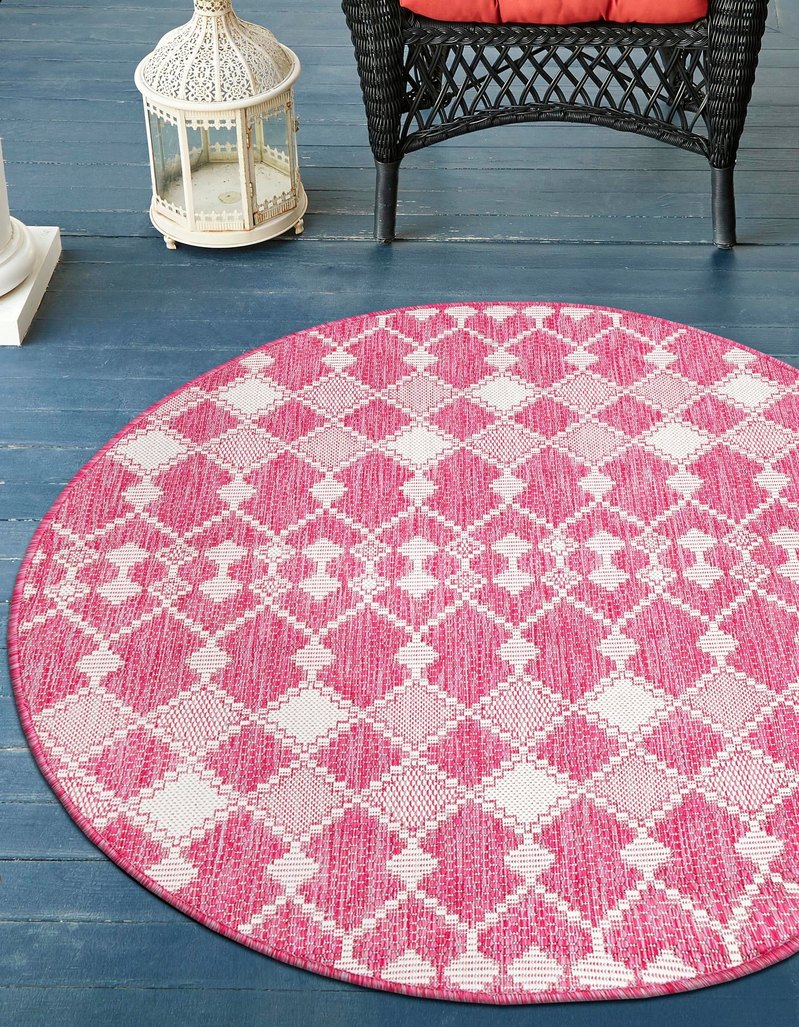 Seaside Lattice Collection Area Rug -  Veranda