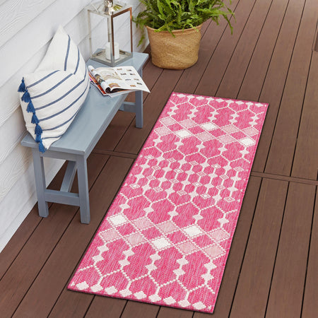 Seaside Lattice Collection Area Rug -  Veranda