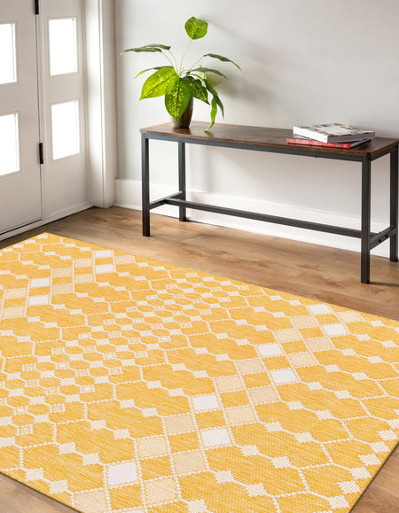 Seaside Lattice Collection Area Rug -  Veranda