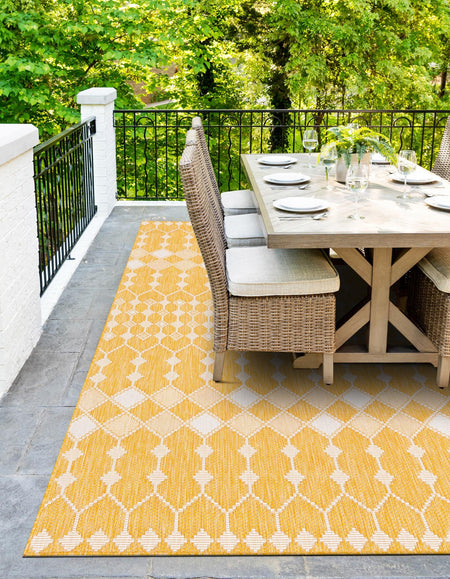 Seaside Lattice Collection Area Rug -  Veranda