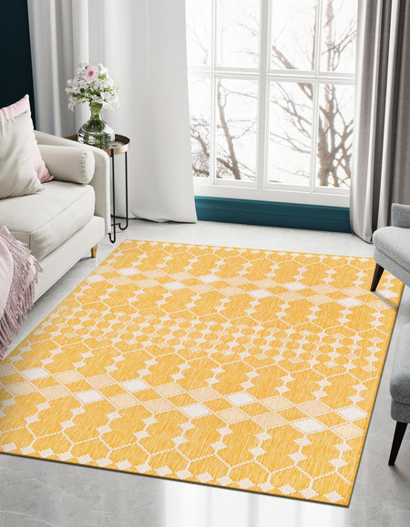 Seaside Lattice Collection Area Rug -  Veranda