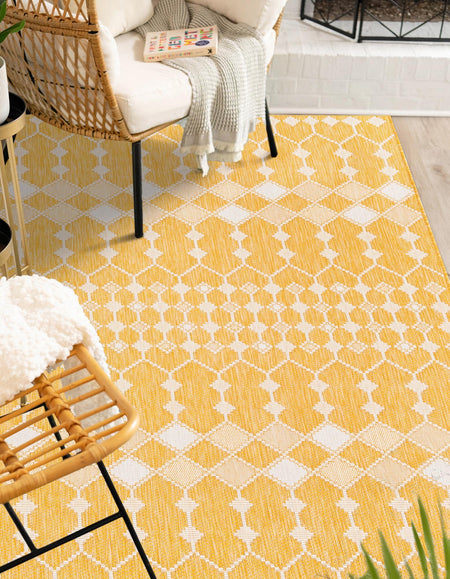 Seaside Lattice Collection Area Rug -  Veranda