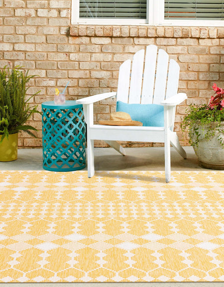 Seaside Lattice Collection Area Rug -  Veranda