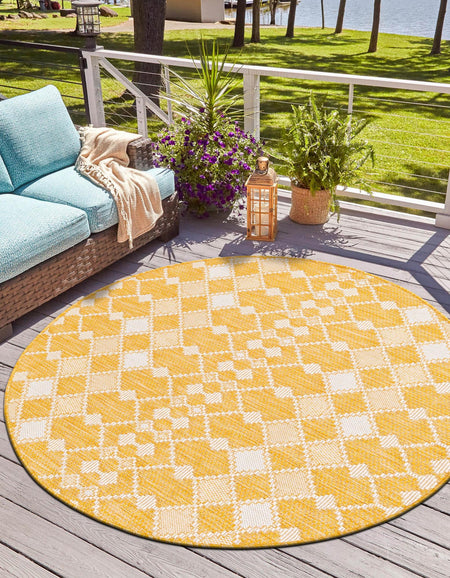 Seaside Lattice Collection Area Rug -  Veranda