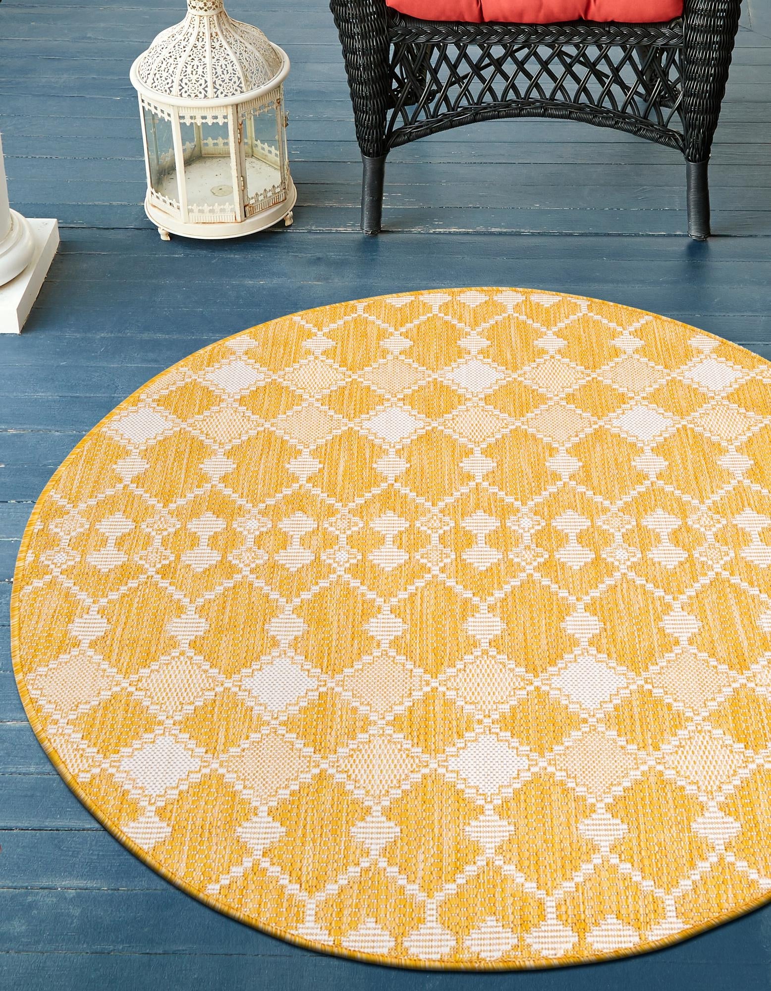 Seaside Lattice Collection Area Rug -  Veranda