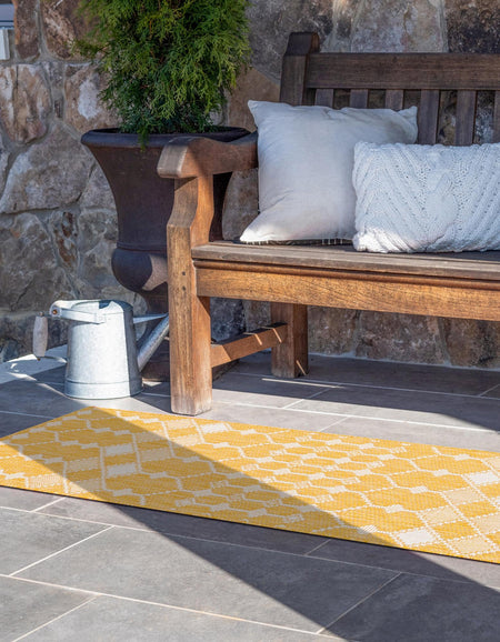 Seaside Lattice Collection Area Rug -  Veranda