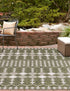 Seaside Lattice Collection Area Rug -  Veranda