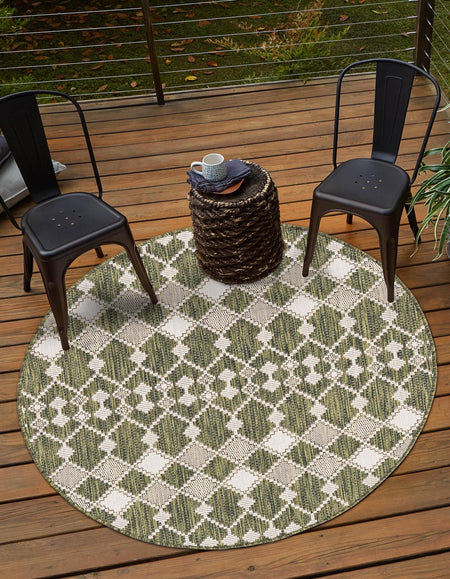 Seaside Lattice Collection Area Rug -  Veranda