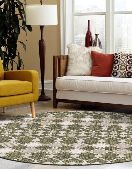 Seaside Lattice Collection Area Rug -  Veranda