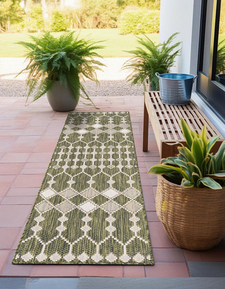 Seaside Lattice Collection Area Rug -  Veranda