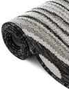 Urban Terrace Collection Area Rug - Soho Rectangle Charcoal Ivory  lifestyle 47