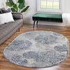 Derbyshire Elegance Collection Area Rug -  Bakewell Oval Blue  lifestyle 105