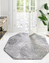 Derbyshire Elegance Collection Area Rug -  Bakewell Octagon Gray  lifestyle 41