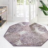 Derbyshire Elegance Collection Area Rug -  Bakewell Octagon Violet  lifestyle 109