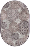 Derbyshire Elegance Collection Area Rug -  Bakewell Oval Violet  lifestyle 6