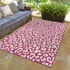 Jungle Expedition Collection Area Rug -  Amazon (Magenta) Rectangle Magenta  lifestyle 13