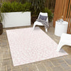 Jungle Expedition Collection Area Rug -  Amazon (Pink Ivory) Rectangle Pink Ivory  lifestyle 8