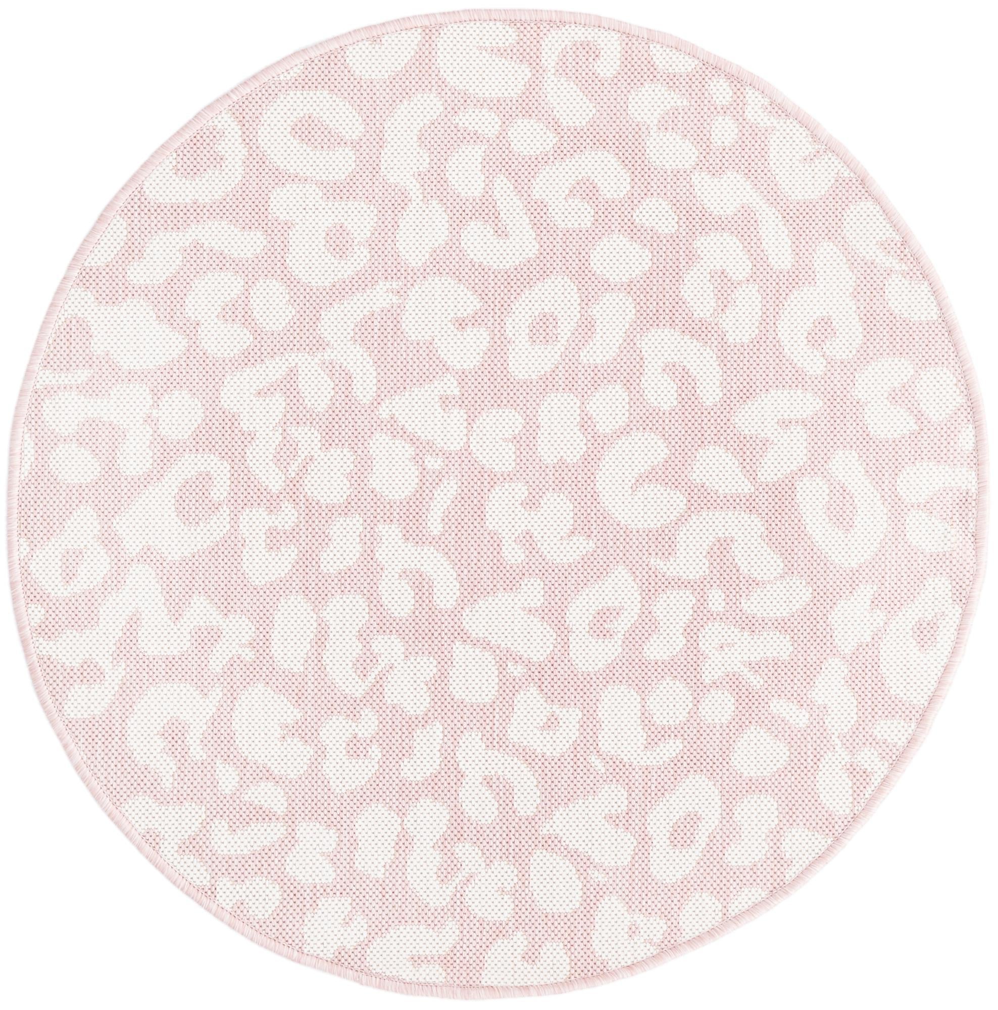 Savannah Escape Collection Area Rug -  Amazon (Pink Ivory)