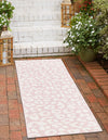 Jungle Expedition Collection Area Rug -  Amazon (Pink Ivory) Runner Pink Ivory  lifestyle 2