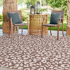 Jungle Expedition Collection Area Rug -  Amazon (Brown) Square Brown  lifestyle 14