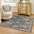 Seville Stripes Collection Area Rug -  Cordoba (Blue)