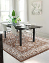 Savannah Elegance Collection Area Rug - Augusta (Brown) Rectangle Brown  lifestyle 4