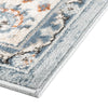 Savannah Elegance Collection Area Rug - Augusta (Aqua Blue) Rectangle Aqua Blue  lifestyle 6