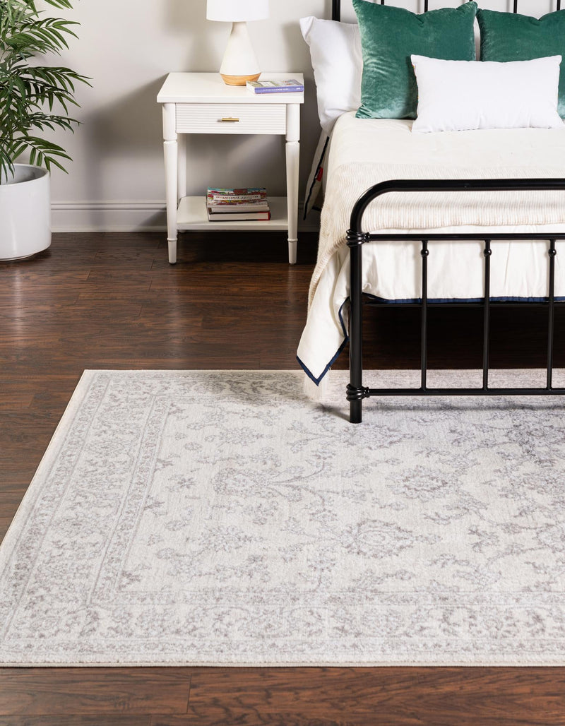 Savannah Elegance Collection Area Rug - Augusta (Ivory) Rectangle Ivory  lifestyle 2