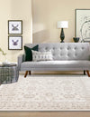 Savannah Elegance Collection Area Rug - Augusta (Ivory) Square Ivory  lifestyle 75