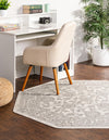 Savannah Elegance Collection Area Rug - Augusta (Ivory) Octagon Ivory  lifestyle 23