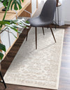 Savannah Elegance Collection Area Rug - Augusta (Ivory) Runner Ivory  lifestyle 76