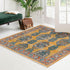 Seville Stripes Collection Area Rug -  Granada (Yellow)