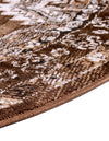 Savannah Elegance Collection Area Rug -  Tybee (Brown) Oval Brown  lifestyle 46