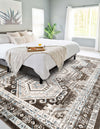 Savannah Elegance Collection Area Rug -  Tybee (Gray) Rectangle Gray  lifestyle 7