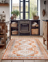 Savannah Elegance Collection Area Rug -  Tybee (Terracotta)