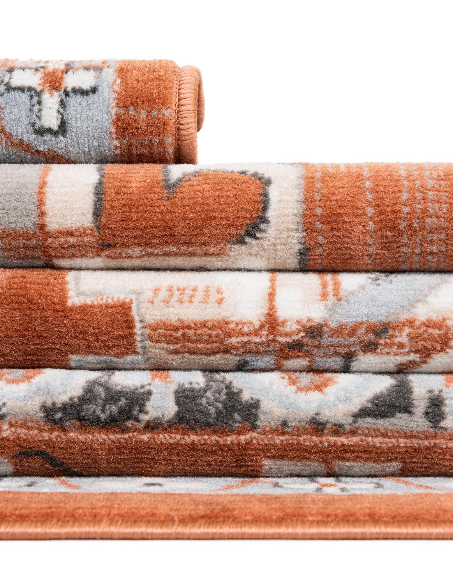 Savannah Elegance Collection Area Rug -  Tybee (Terracotta)