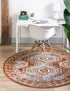 Savannah Elegance Collection Area Rug -  Tybee (Terracotta)