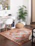 Savannah Elegance Collection Area Rug -  Tybee (Terracotta)